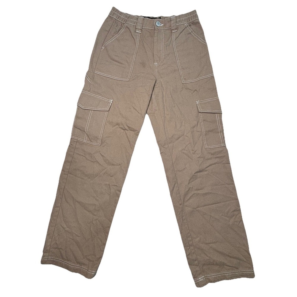 Refuge Y2K Cargo Pants Women's Small Petite Khaki Carpenter Utility